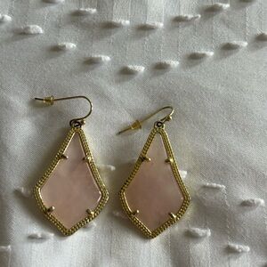 Kendra Scott Rose Quartz Earrings
